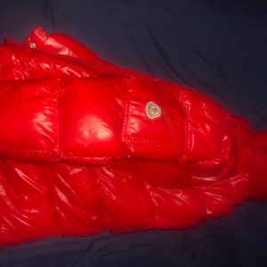 Moncler red coat